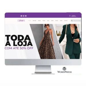 Loja Virtual Moda/Roupa Wordpress Mercado Pago - Paypal - Pix