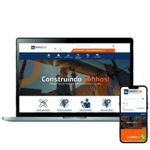 Script – Site Institucional para Construção Civil com Painel Responsivo Php