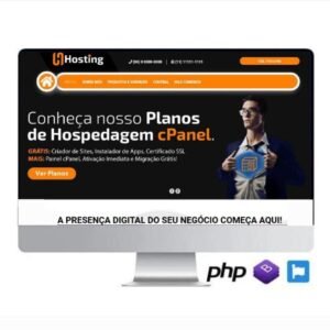 Script PHP Responsivo para Hospedagem Com Painel Administrador